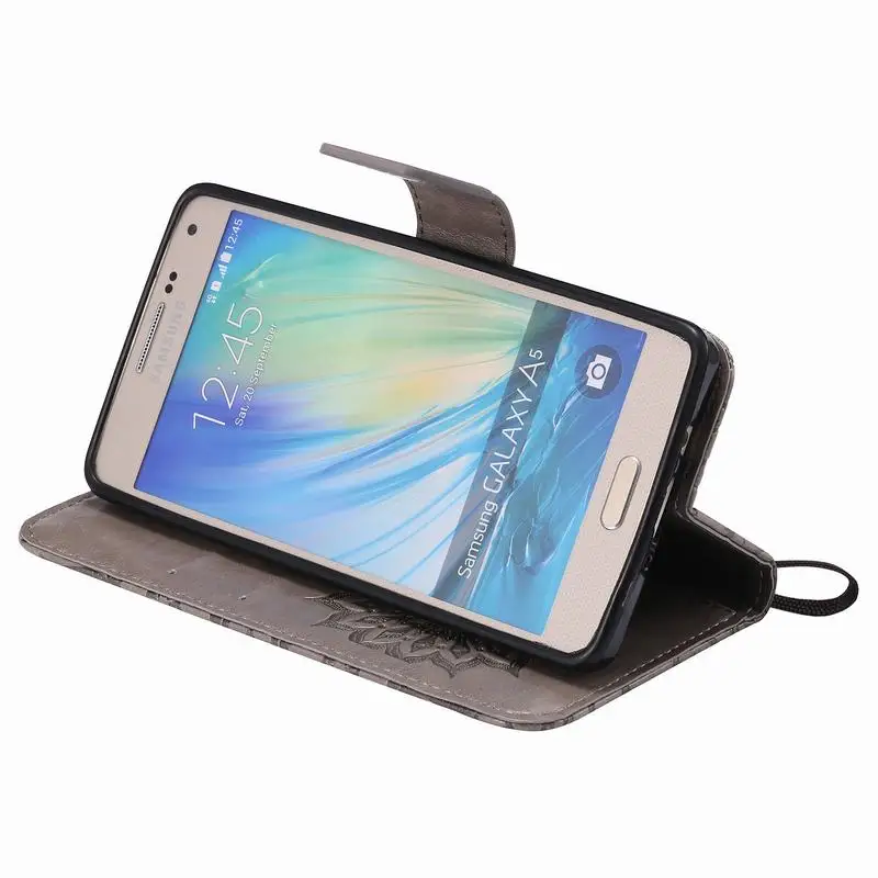 Чехол для телефона Samsung Galaxy A5 кожаный кошелек + силиконовый чехол 2015 2015|cover samsung galaxy