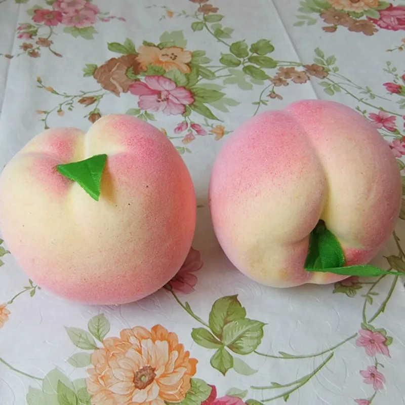 

1 pcs Fake fruit simulation peach peach model photography sketch prop decorations