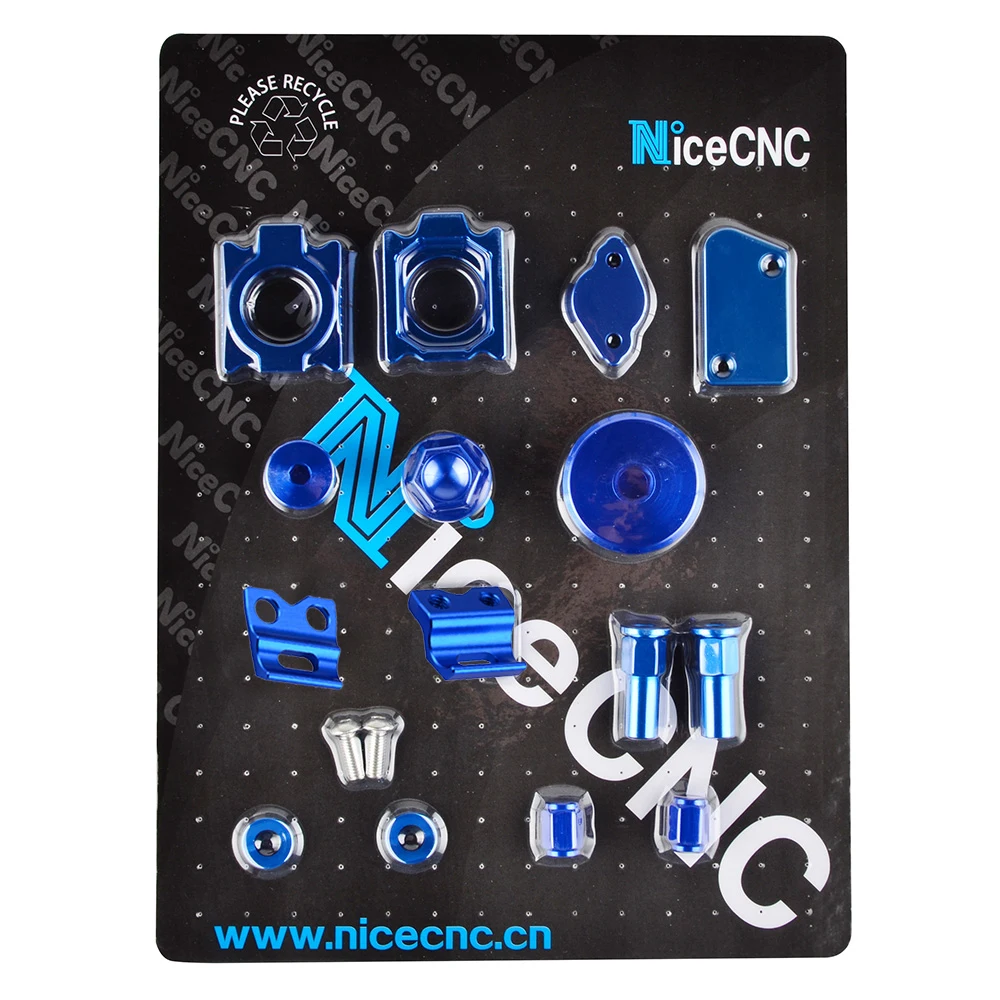 For Yamaha YZ250F YZ450F YZ 250F 450F 14-2018 Motorcycle Pit Bike Accessories Brake Reservoir Cover Engine Timing Cap Axle Block