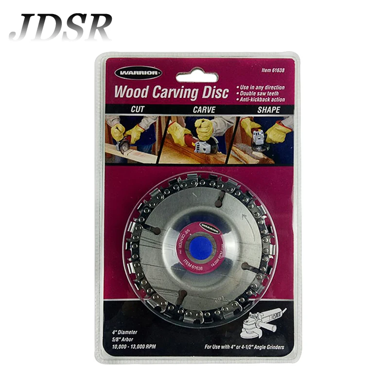 

JDSR Angle Grinding Chain Plate Woodworking Chain Plate Wood Carving Disc For Angle Grinder Power Tool Accessories