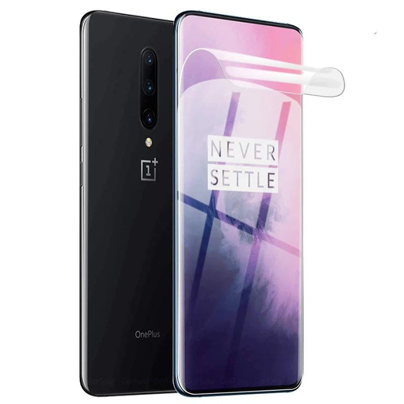 

GerTong Protective Film For OnePlus 7 Pro 1+7 Full Cover Screen Protector Not Glass For One Plus 7 7Pro Soft Hydrogel Guard Film