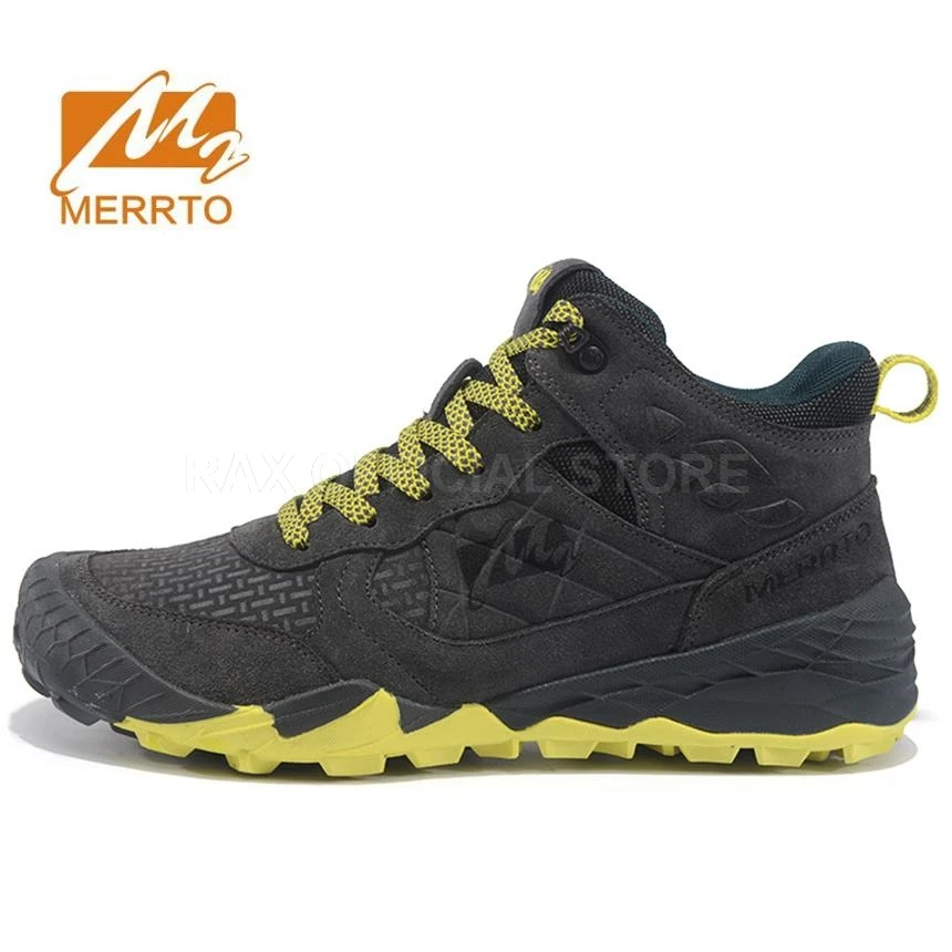 MERRTO Mens Hiking Boots Leather Outdoor Hiking Trekking Boots For Men Sports Shoes Man Trekking Shoes Climbing Mountain Boots MERRTO Mens Hiking Boots Leather Outdoor Hiking Trekking Boots For Men Sports Shoes Man Trekking Shoes Climbing Mountain Boots
