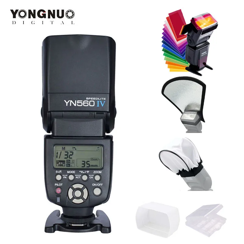 

Yongnuo YN 560 IV yn560iv YN-560IV 2.4G Wireless Master Speedlite Sound Indicator For Canon Nikon Olympus Pentax Wireless
