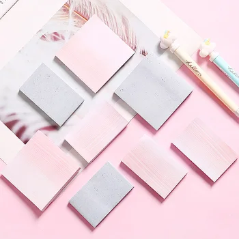 

Creative Marble Color Self Adhesive Memo Pad Sticky Notes Bookmark Sticky Notes Student Stationary Shool Office Supply