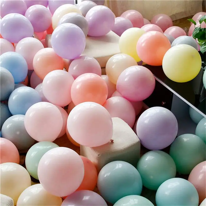 100 шт./лот латексные шары Макарон 5 дюймов разноцветные шары для дня рождения, вечерние, свадебные, Валентина, грандиозные украшения