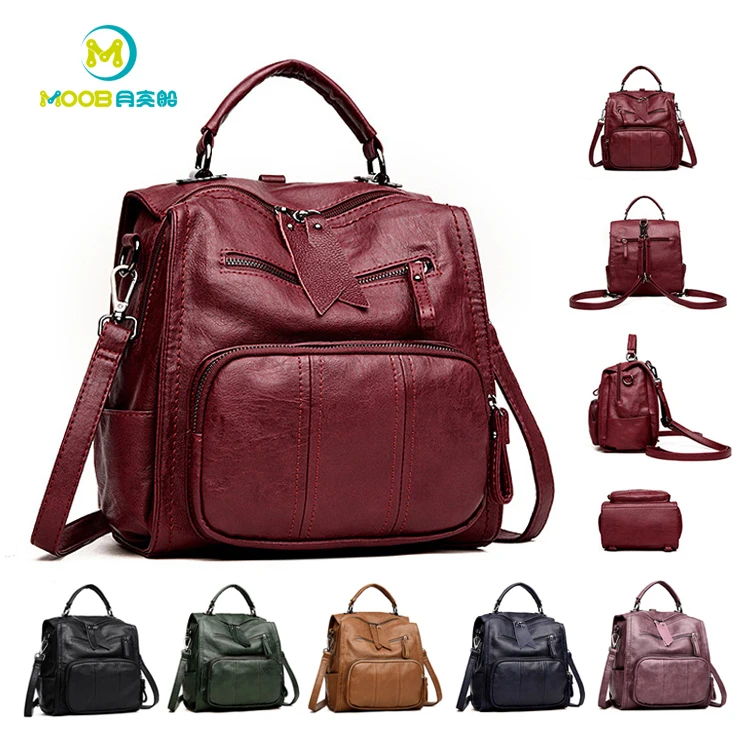 

Diaper Baby Bag PU Leather Maternity Changing Bags for Mom Waterproof Backpack for Stroller Large Capacity Diaper Nursing Bags