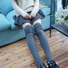New Hot Autumn And Winter Cotton Stockings Women Fashion Thigh High Over Knee Socks Hollow Stripped Sexy Stockings Bas Femme 85Z