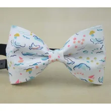 Птица и облако галстук с принтом модный галстук ручной работы Свадебный галстук-бабочка женский галстук мужской подарок