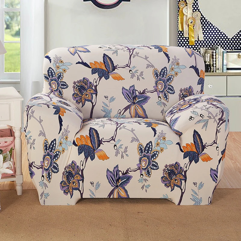 Lellen Universal sofa cover Print floral seat couch cover ...