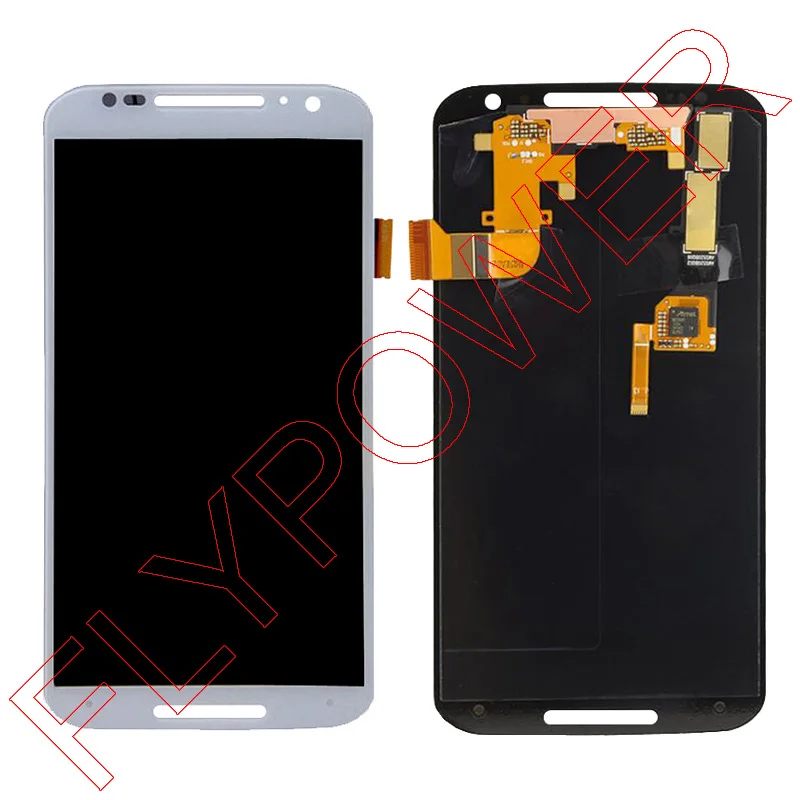 

For Motorola MOTO X+1 X2 XT1092 XT1095 XT1096 XT1097 LCD Screen Display with White Touch Screen Digitizer Assembly;100% Warranty