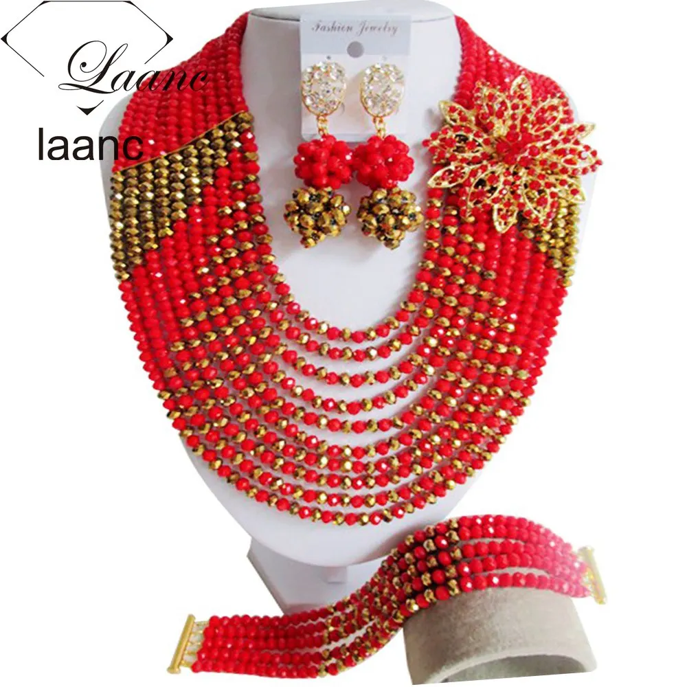 

Fashion African Costume Beads for Nigerian Wedding laanc AL035