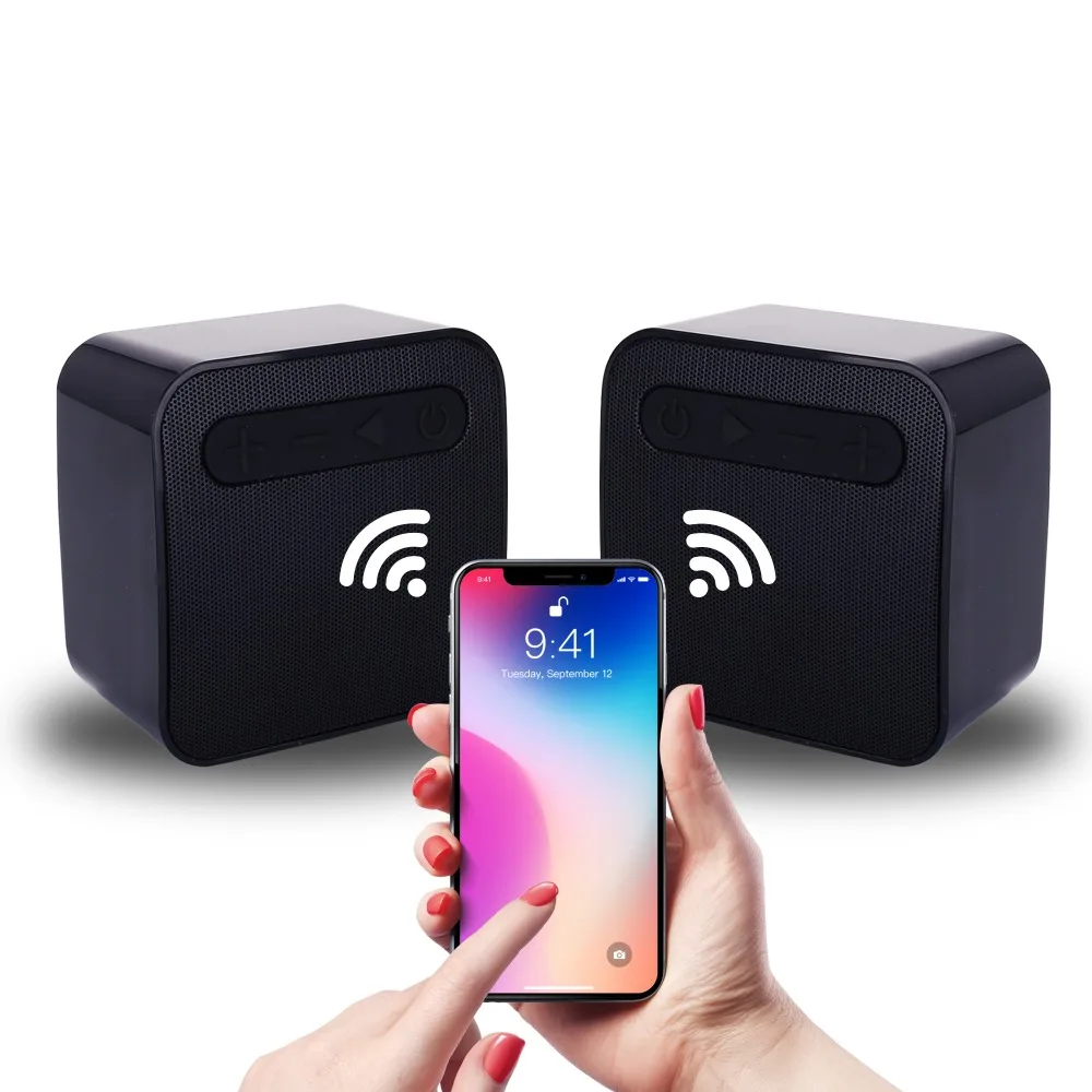 VIBEMAXX Portable Bluetooth speaker TWS Speaker Wireless Loudspeaker Subwoofer with TF USB FM Radio MP3 Music Gift Choice