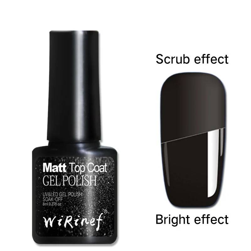 

2019 Matt Varnish Matte Top Coat UV Gel Polish Nail Art Top Coat Soak Off Long Lasting UV Matt Nail Glue Long Lasting