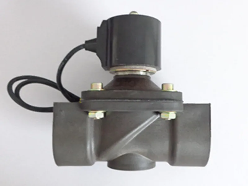 2W-50 пластиковый водонепроницаемый электромагнитный клапан AC220V/DC24V DN50 N/C под водой " электромагнитный клапан