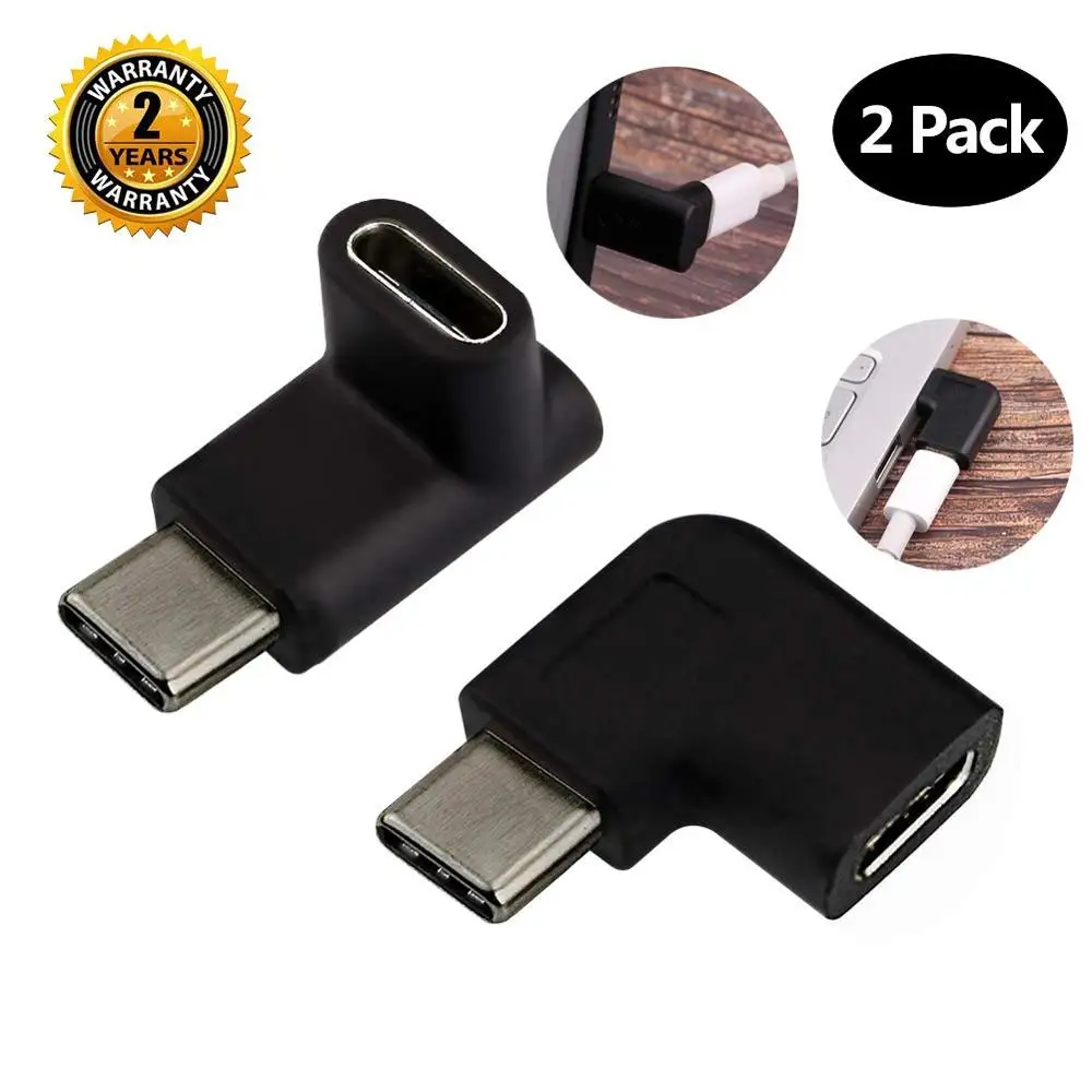 USB C адаптер Папа мама тип 90 градусов угловой правый левый вверх и вниз удлинитель