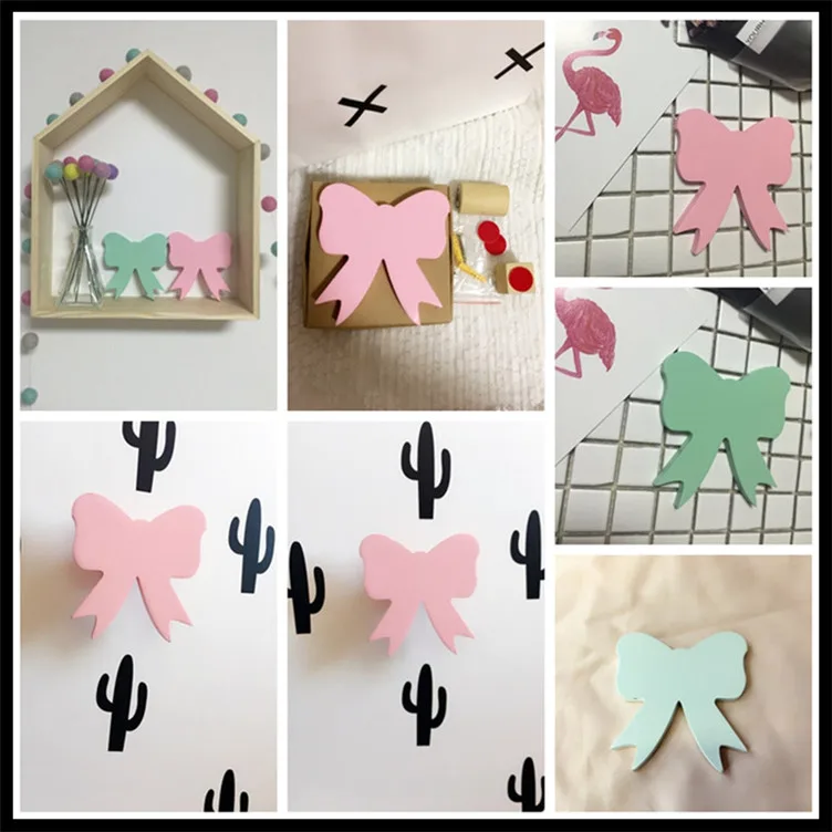 Милый кролик деревянный крючок для одежды для детей украшение стены комнаты детская комната экологичный крючок "фламинго" крючок для украшения стен