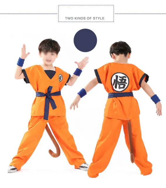 Baby Kids Adult Suit Filho Goku Majin Vegeta Cosplay Fantasia Anime  Super-herói Macacão Cabelo Preto Fantasia de Halloween