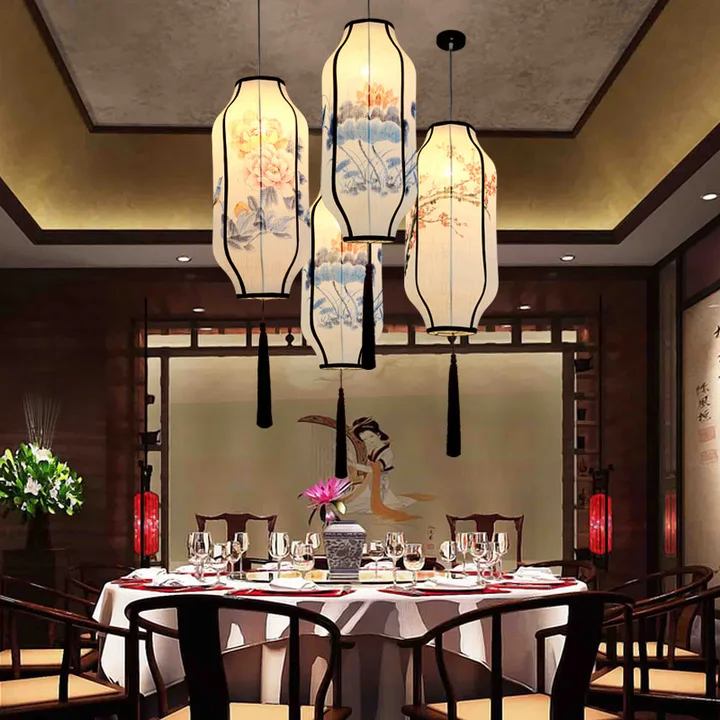Chinese Restaurant pendant lamps Corridor Club teahouse pendant lights