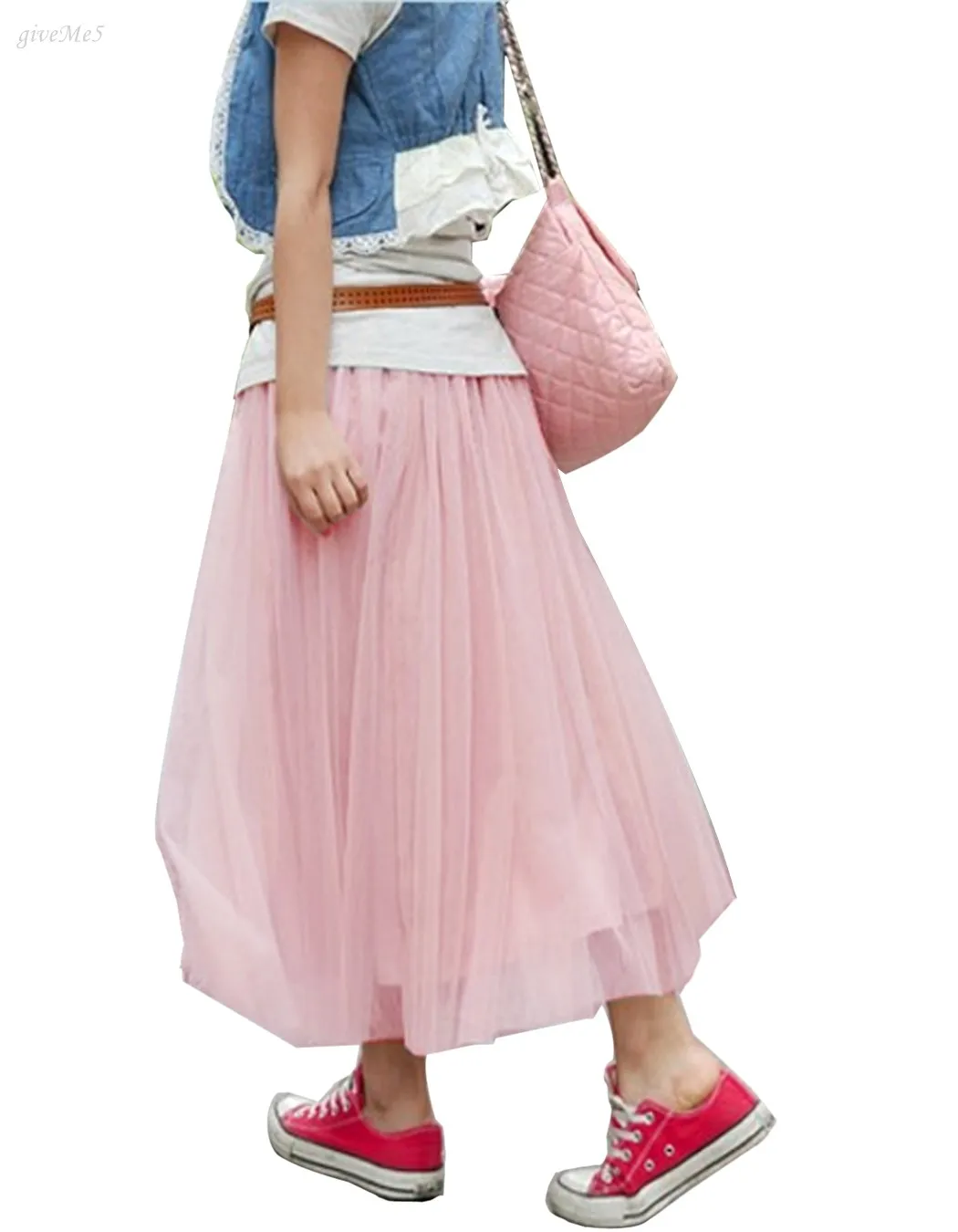 Top Selling Women Lady Bouffant Puffy Fashion Long Skirts Lace Princess