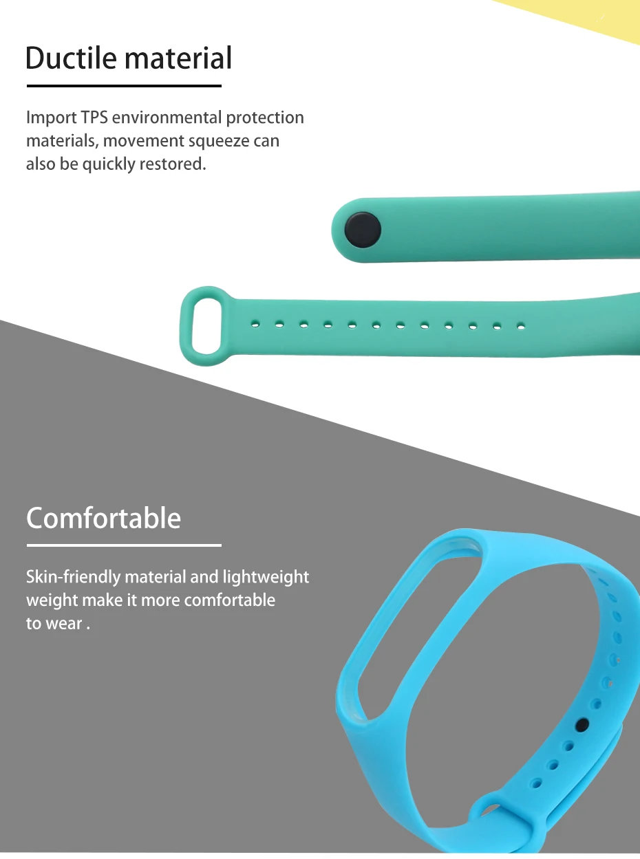 2018 Newest Wrist Strap For Xiaomi Mi Band 3 Smart Band Colorful Silicone Smart Wristband Bracelet For Xiaomi Mi Band 3 Strap   (3)