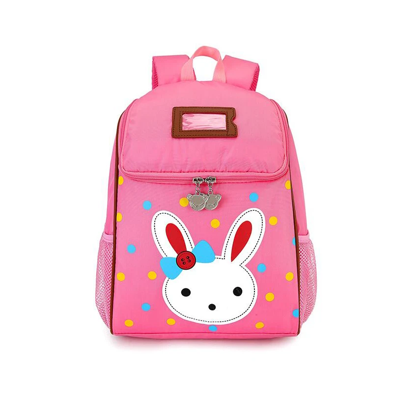 

NEW arrived Cute Cartoon Animal Rabbit Child Kids Toddler Boy and Girl Mini Schoolbag Preschool Nursery Colored dots Backpack