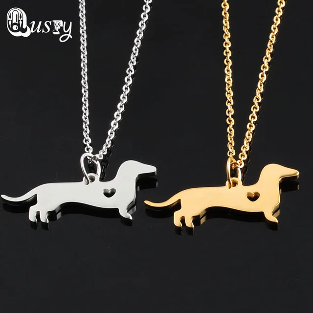 Dog Dachshund Necklace Puppy Charms Choker Dogs Animals Women Dog Dachshund Necklace Puppy Charms Choker Dogs Animals Women Fashion Jewelry Lover Gifts Nc