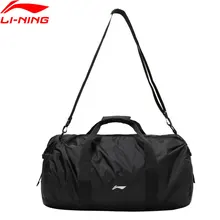 Li-Ning тренировочная сумка для тренажерного зала 525*285*285 мм нейлоновая полиэфирная дорожная сумка подкладка фитнес-спортивные сумки, рюкзак-однодневка ABDP304 AMJ19
