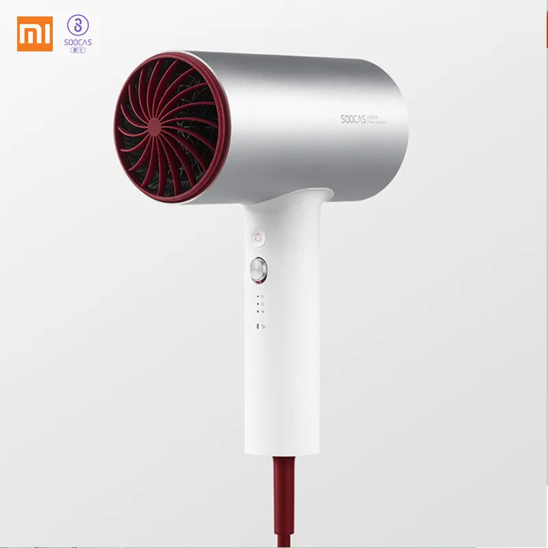 11 Mijia Soocas H3S Hair Anion Dyer Quick-drying Tools 1800W for Smart Home Care Kits Mi Dryer Design | Бытовая техника