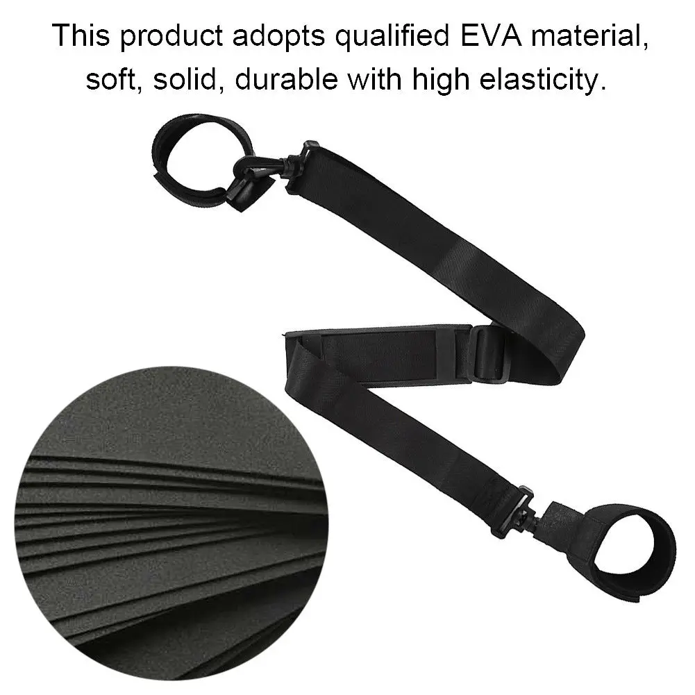 120cm Fishing Rod Carrier Strap Sling Band Adjustable Shoulder Belt