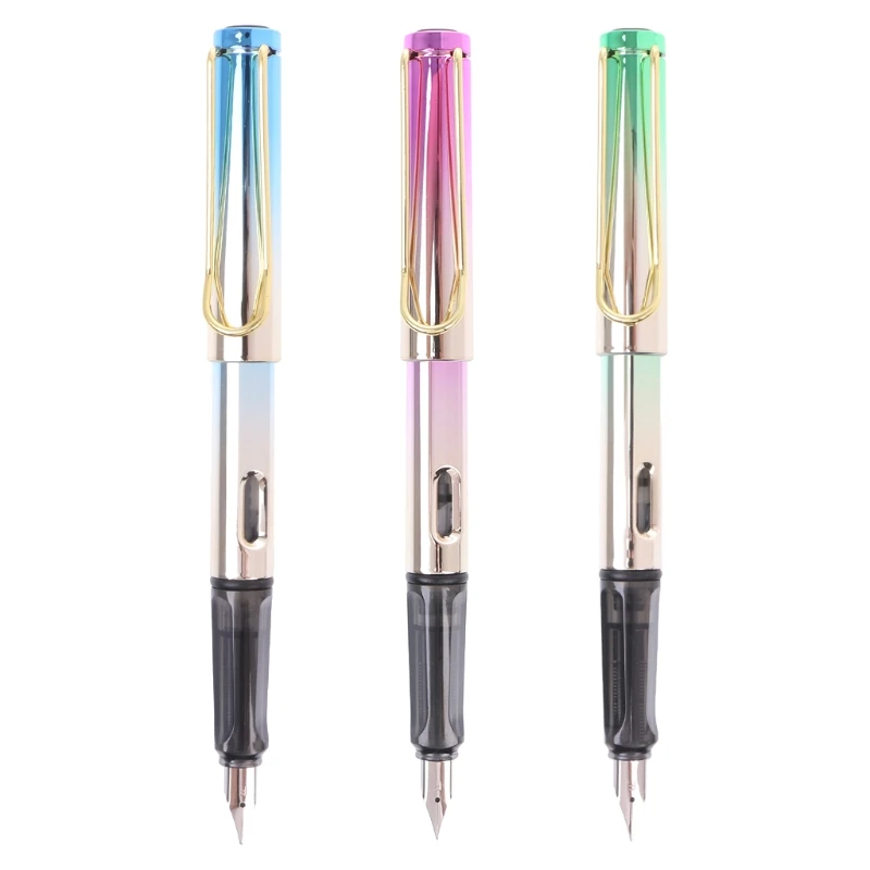

Fountain pen 0.5 mm Fine Iraurita Head Resin Body Pen Stationery Office School Supplies Ink Pen Gift For Kids