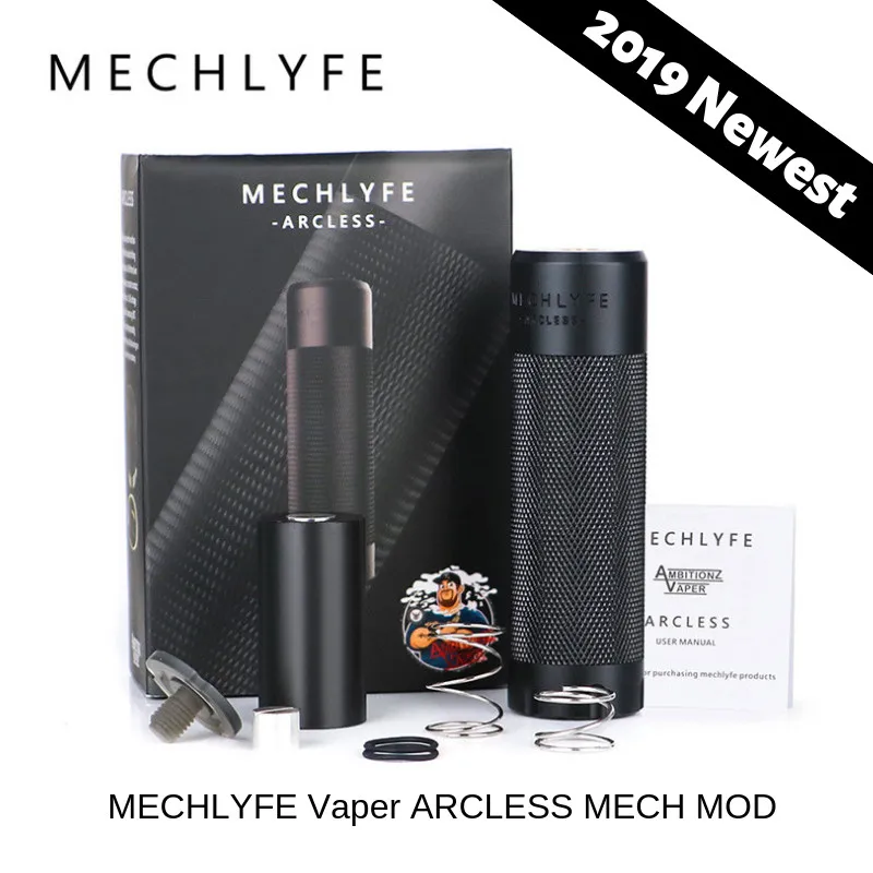 MECHLYFE x AmbitionZ вейпер бездуговой мех мод fit 18650/20700/21700 Батарея MECHLYFE бездуговой vs CoilART маг/Elite мех мод