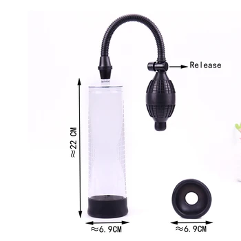 Men Penis Pump Vacuum Penis Enlargement Extender Hands Operator Male Penis Trainer Sucking Vacuum Sleeve Adult Sex Product 6
