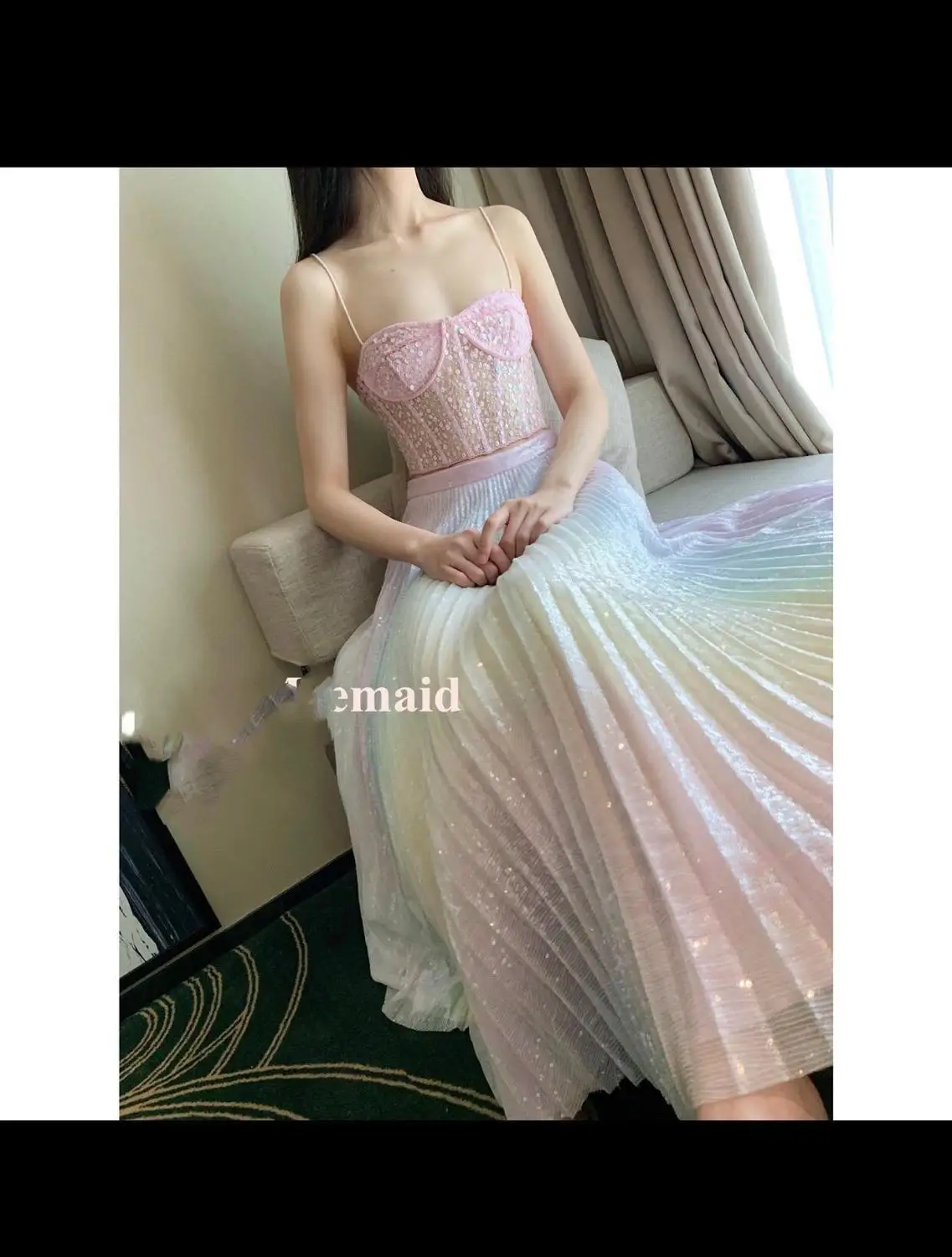 

fashion skirt women luxury sequined pleated skirt ddxgz2 4.22
