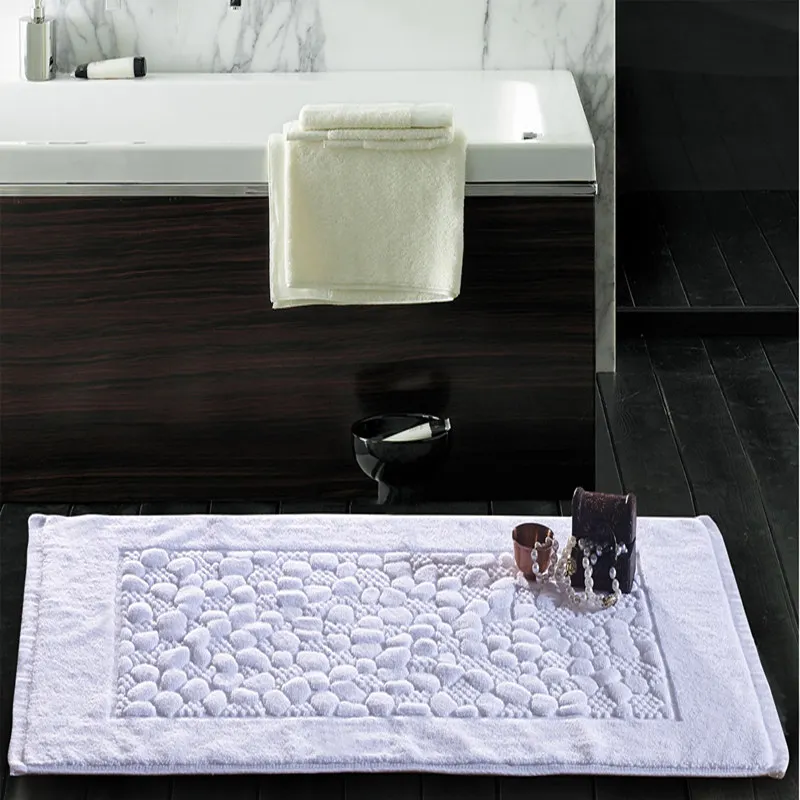 High Quality Hotel 100 Cotton Bath Mats Bathroom Rug Horizontal High Quality Hotel 100 Cotton Bath Mats Bathroom Rug Horizontal Non Slip Carpet Doormat Super Absorbent In From Home Garden