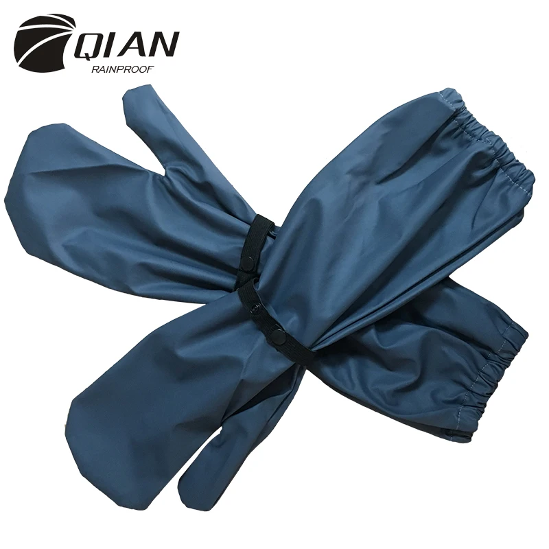 

QIAN Impermeable Raincoats Women/Men 100% Waterproof Cycling Long Rain Gloves Rain Coat Rainwear Rain Gear Poncho Accessories