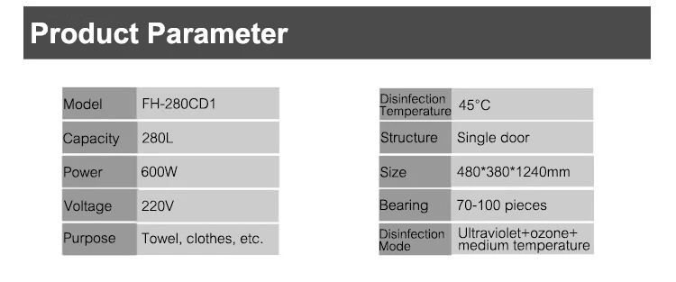 280L полотенце дезинфекционный шкаф коммерческий вертикальный ультрафиолетовый стерилизатор салон красоты дезифекционный шкаф FH-280CD1