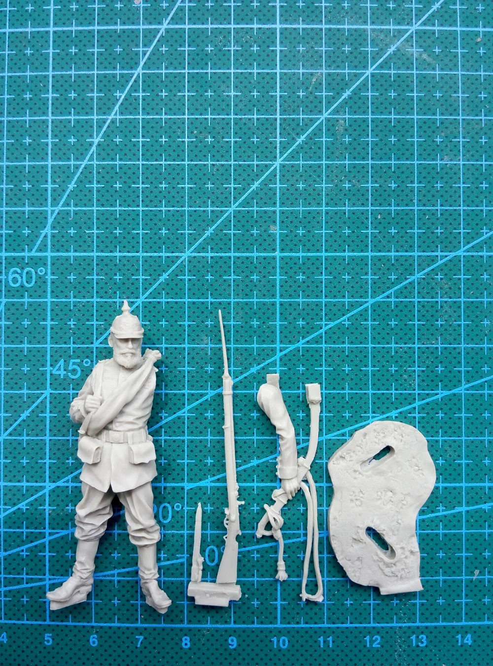 HISTORICAL TIN FIGURES RUS THE WARRIOR GENTRY OF LANDED  ARMY 54MM 1/32 PR9 