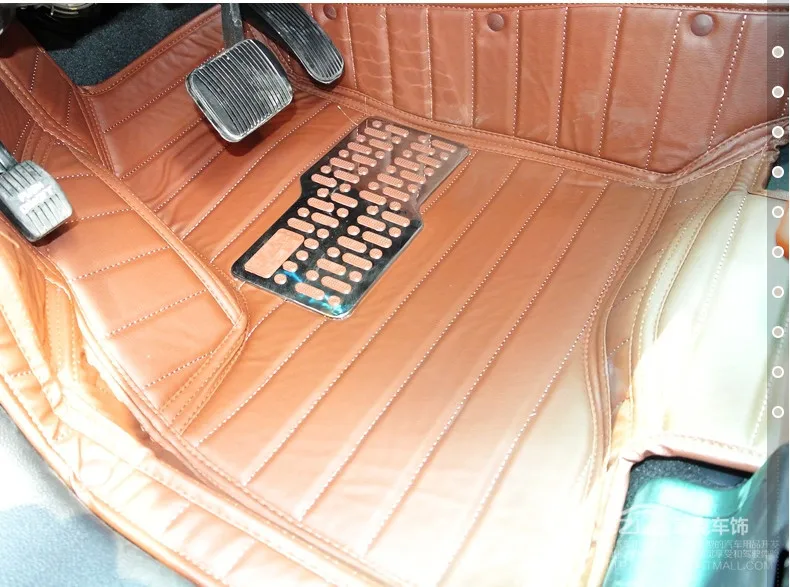 Хорошее качество! Специальные коврики для Ford Explorer 7 мест-2011 Водонепроницаемый dueable ковры для Explorer