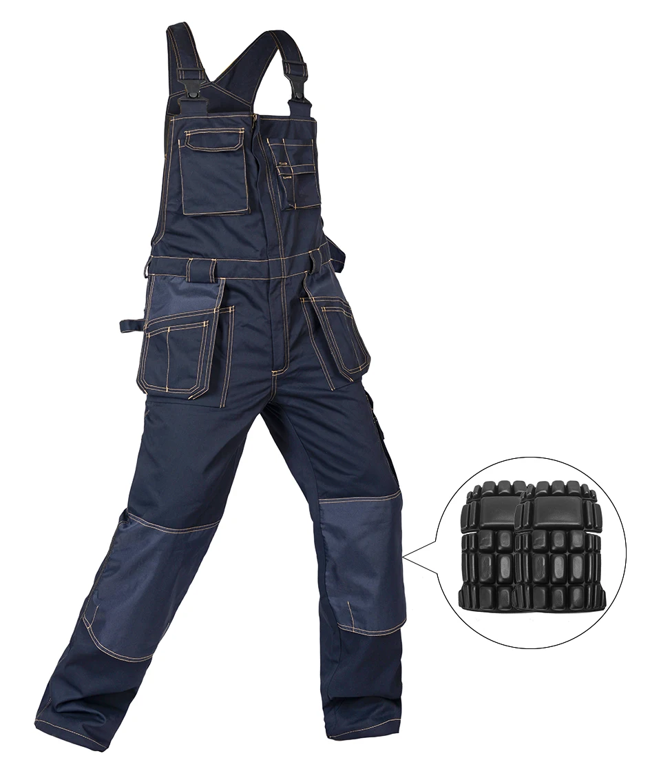 Мужская рабочая одежда, рабочие брюки, защитная одежда для женщин, многофункциональная Рабочая защита, в целом, прочные карго наколенники B136