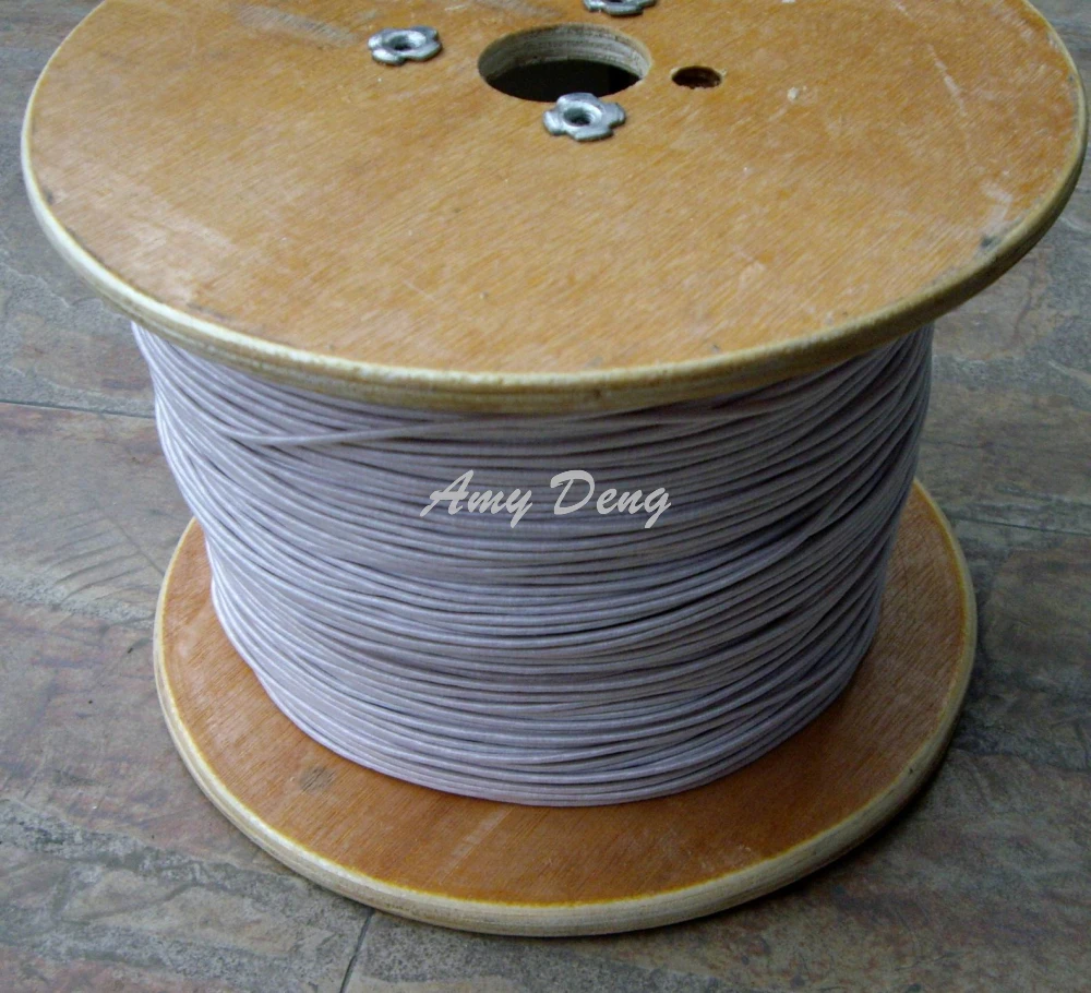 

2 meters/lot 0.1X1600 wire strands of polyester cotton is sold by the metre