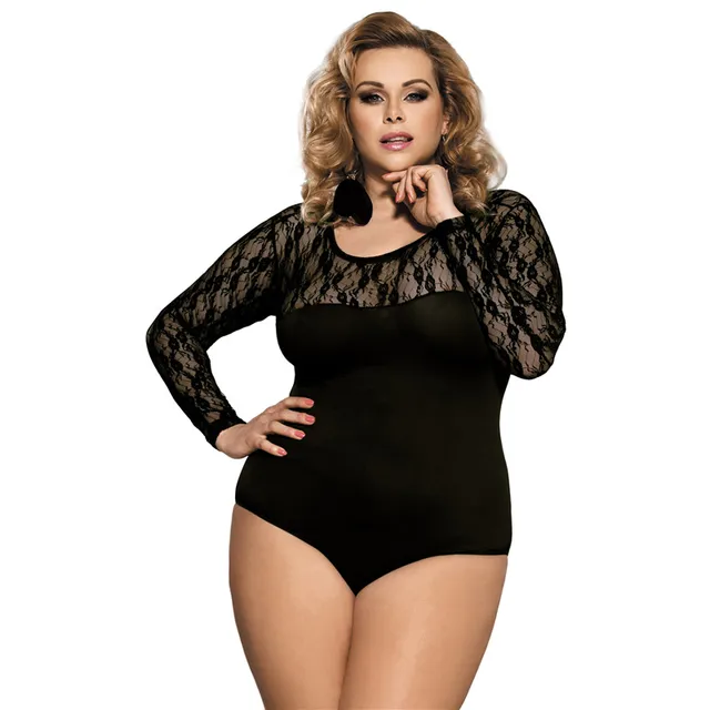 body manche longue grande taille