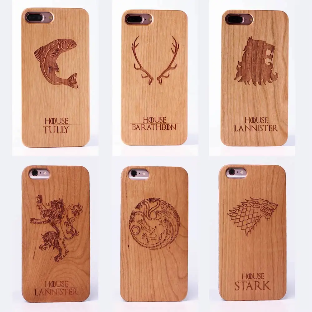 Para Apple iPhone 5 5S 6 6 S 7 7 Plus XS Max juego de madera cubierta Coque Capas Fundas para SAMSUNG S7 borde S8 más S9 S9 plus