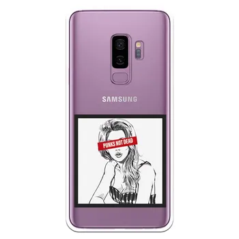 

Stand case costume drawing Punks Not Dead WP002 for Samsung Galaxy S9 Plus