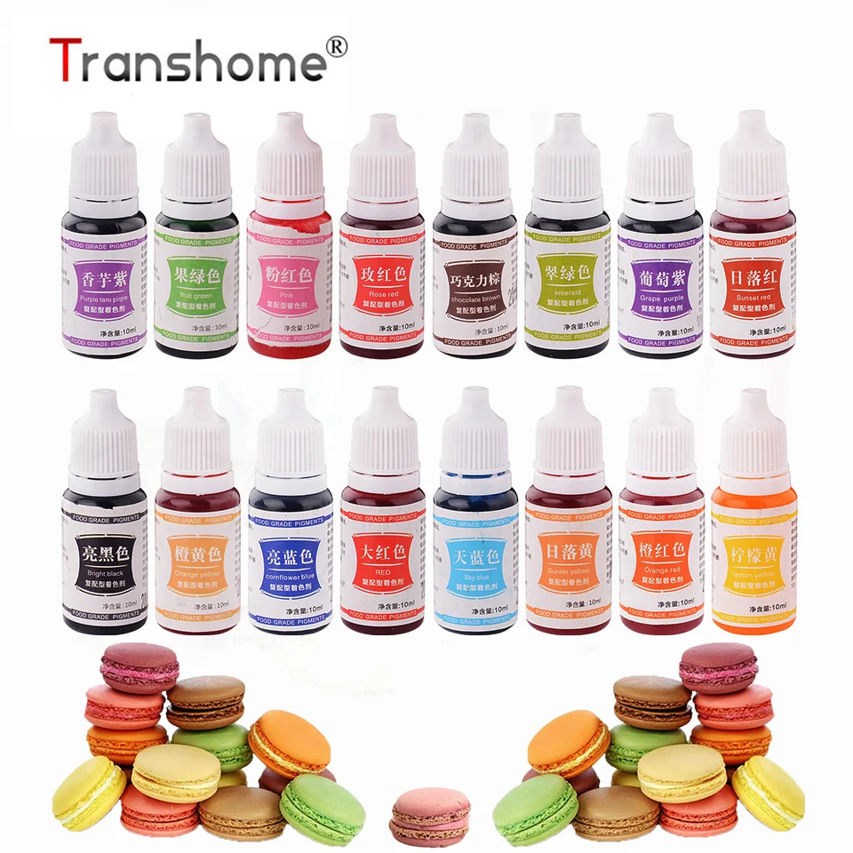 

Transhome Food Coloring 1 Pcs Edible Pigment Healthy Safe Fondant Cake Decorating Tools Macaron Cream Cake Baking/ Pastry Tools