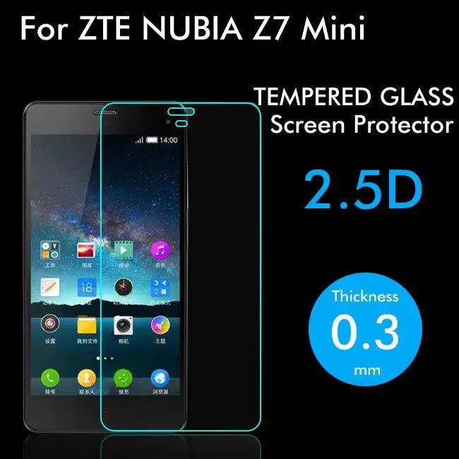 ShuiCaoRen ZTE Nubia Z7 мини-закаленное стекло Высококачественная защитная пленка