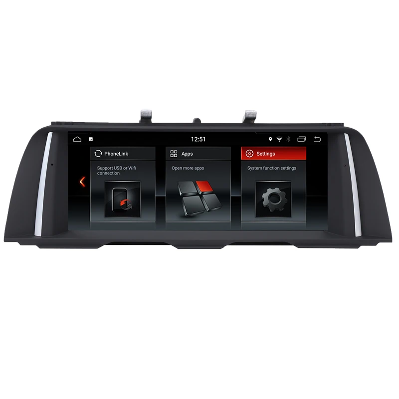

Auto Radio Multimedia Player for BMW 5 series F10 F11 2011 2012 CIC System Wifi BT Vehicle GPS Navigation 10.25" Android 8.1 PX6