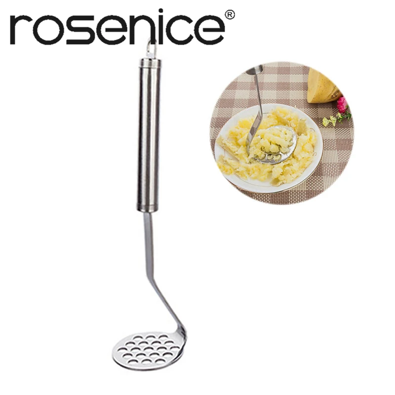 

ROSENICE Stainless Steel Potato Ricer Creative Potato Masher Presser for Home Kitchen Use Fruit Vegetable Tool