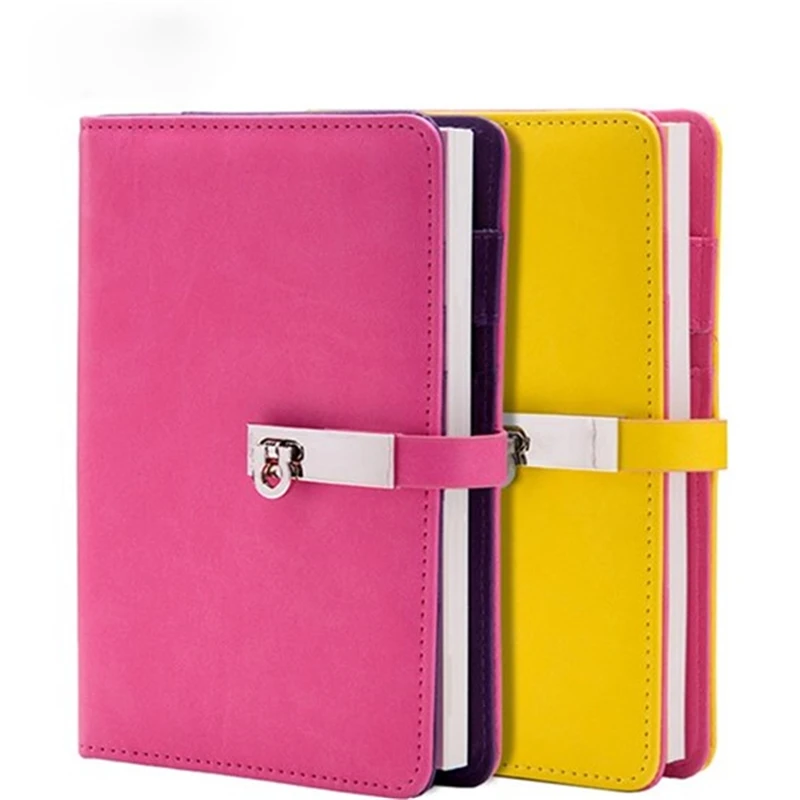 

New Notebook Candy Agenda Planner Organizer Spiral Leather for Gift Notepad Office Stationery