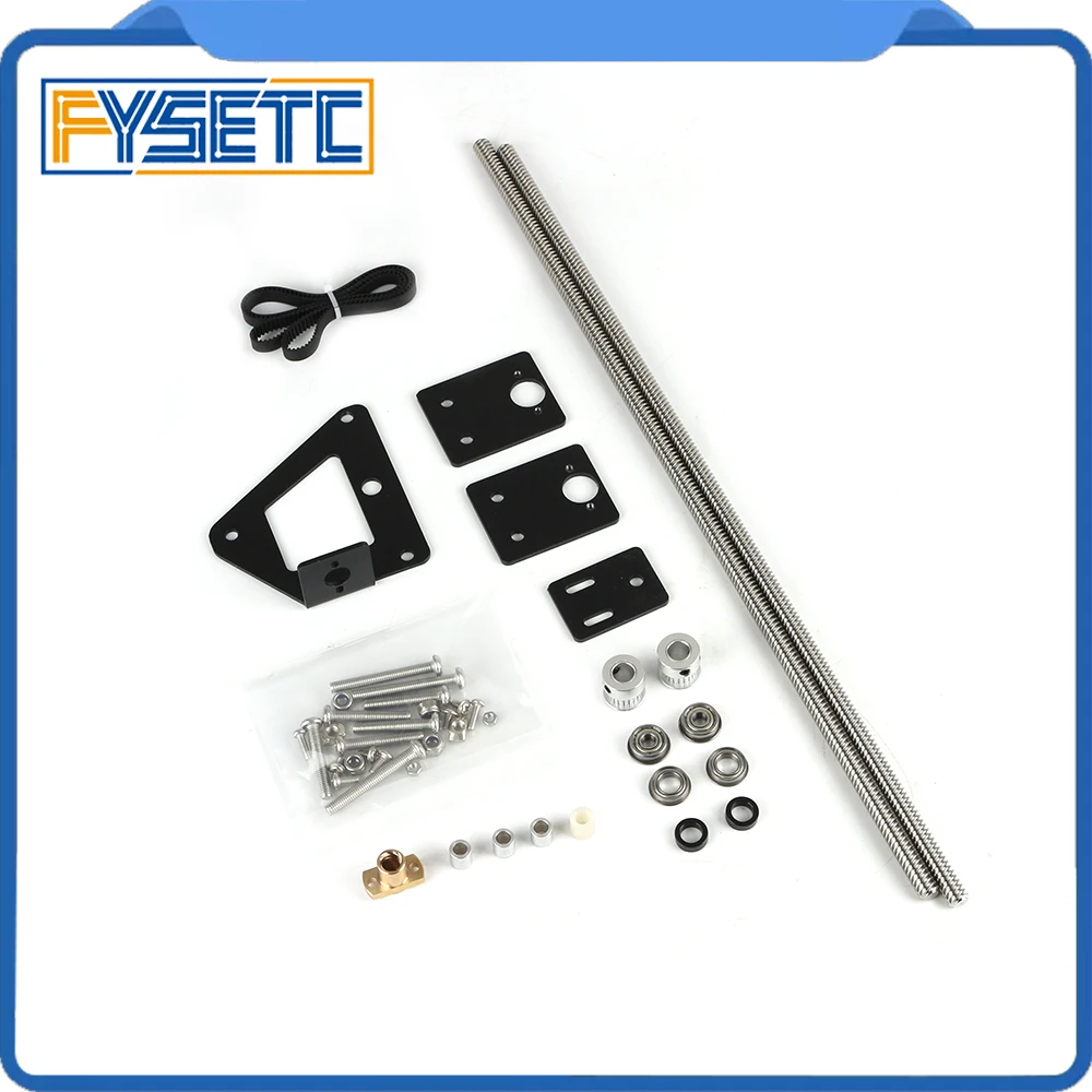 

3D Printer Part Dual Z axis Upgrade Kit Dual Z Tension Pulley Set For Ender-3 pro 3D Ender-3 Single Motor Dual Z axis