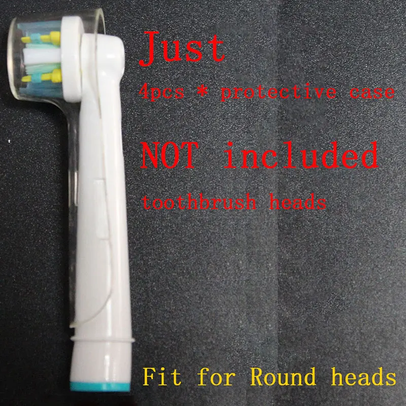 

4PCS Travel Electric Toothbrush Head Protective Cover Case Cap Suit Oral Tooth Brush Heads B for Dust Clear Home Camping